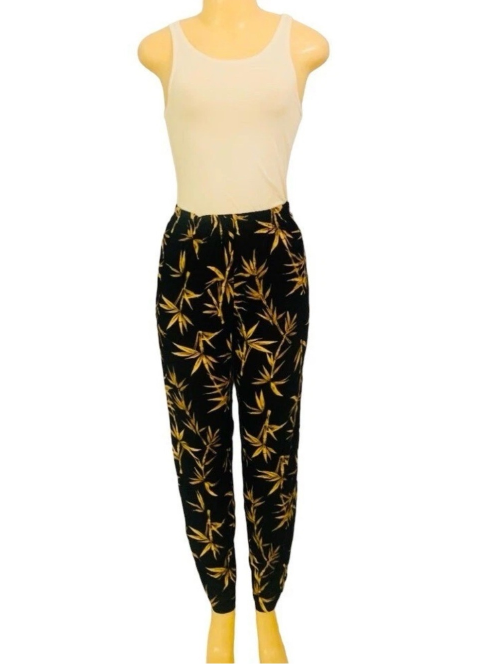 Jessica Howard Sz 6 Women Pants Black And Gold